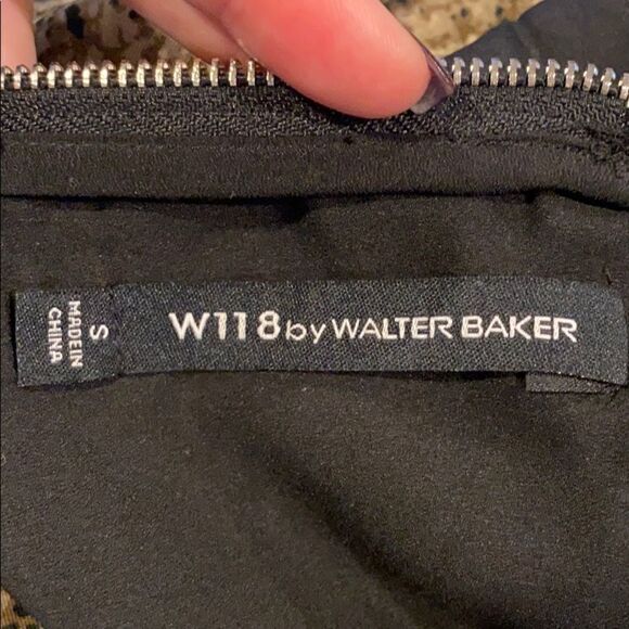 W118 BY WALTER BAKER ANIMAL PRINT MESH DRESS S - Picture 5 of 7